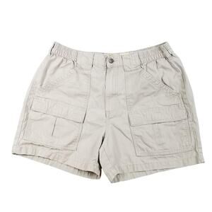 Red Head Cargo Shorts Mens 36 Khaki Outdoor Utility Pockets Hiking Casual Cotton